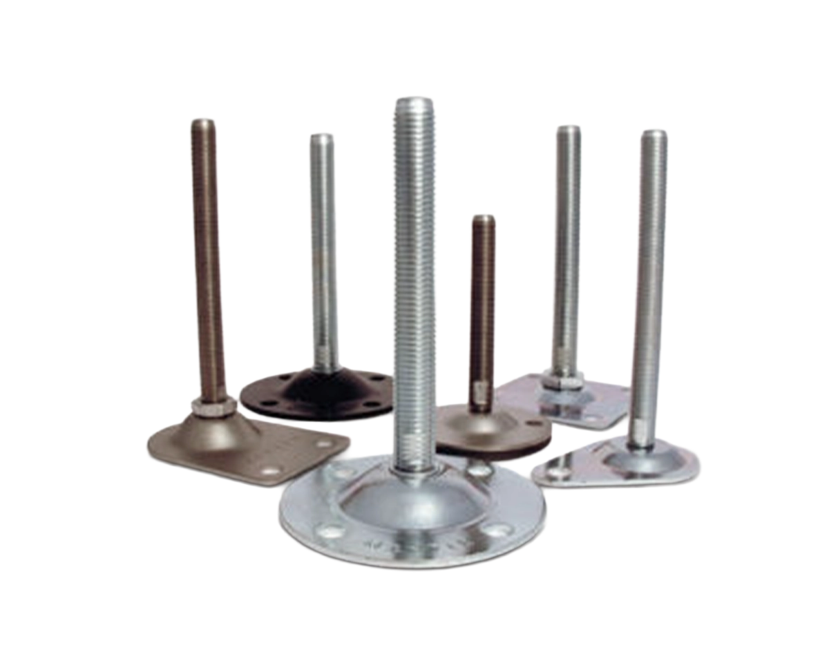 Stellfüße mit Blechteller