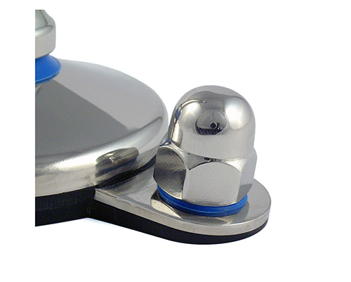 Element 2 of 3 (image) – Levelling foot TEKNO-HYGIENIC 3-A, Ø 100 mm Stainless steel, M16 x 190 mm, Lug, NBR