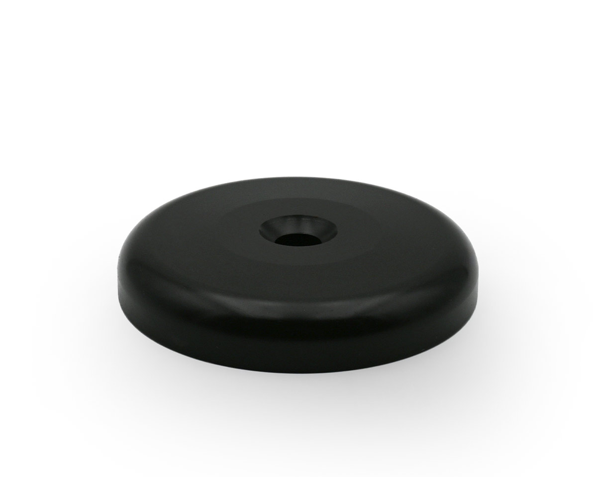 Element 3 von 4 (Bild) – Maschinenfuß / Stellfuß TEKNOFIX, Ø 150 mm Stahl, M36x2 x 100 mm, phosphatiert