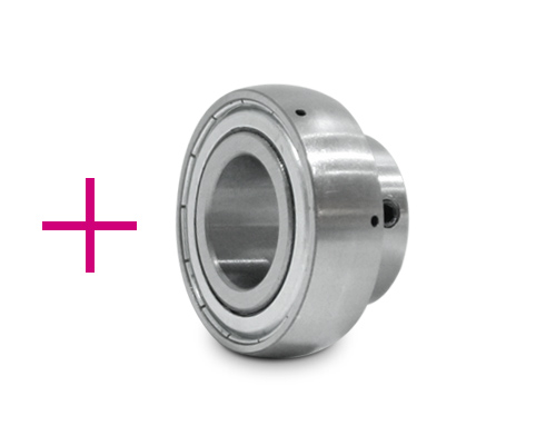 Element 2 von 2 (Bild) – MOVET® Stehlager PPL 210, Gehäuse weiß, B Stahl, Ø 50 mm