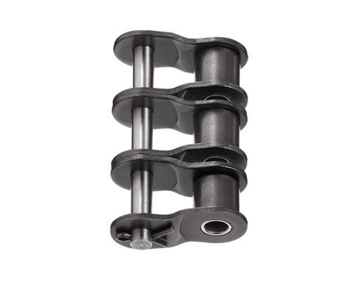 Gekröpftes Splintverschlussglied 12 B-3, 3/4" x 7/16", GT4Winner, Triplex-Ausführung, DIN 8187, Teilung 19, 05 mm, Innere Wei