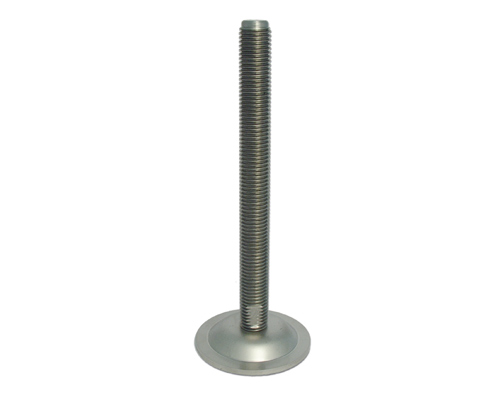 Levelling foot PRESSED stainless steel, Ø 65 mm, M16 x 100 mm