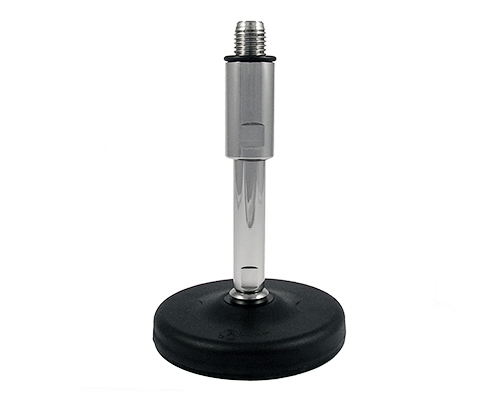 Maschinenfuß / Gelenkfuß TEKNOCLEAN, PA Ø 123 mm, M30 x 150 mm Edelstahl, Bohrungen, NBR