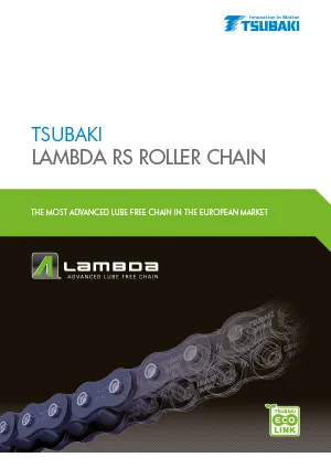 MOVET Components - Preview Tsubaki brochure Lambda RS chain