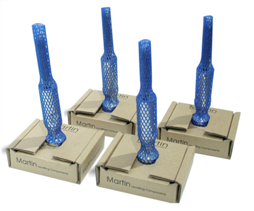 Element 2 von 3 (Bild) – Maschinenfuß / Gelenkfuß TEKNO-HYGIENIC 3-A, Ø 100 mm Edelstahl, M16 x 140 mm, EPDM