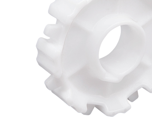 Sprocket series 50-000,  t= 10, Ø 160 mm, square bore 40 x 40 mm, PP blau