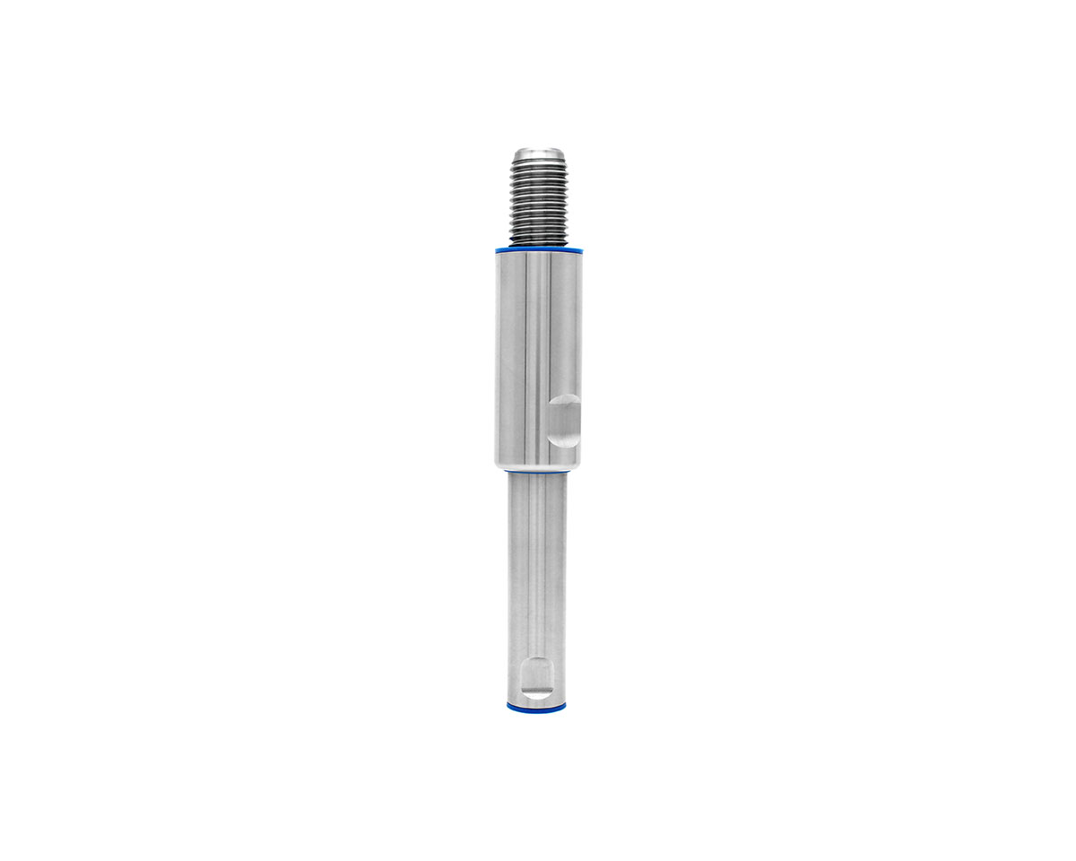 TEKNOCLEAN Spindel für Lenkrollen VA M24x150, Bohrung M12