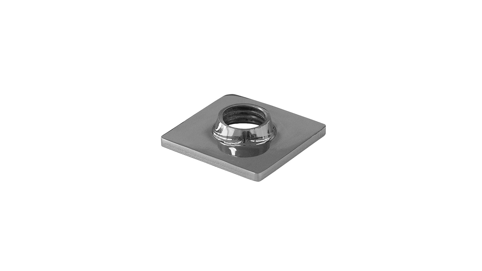 Threaded weld plate