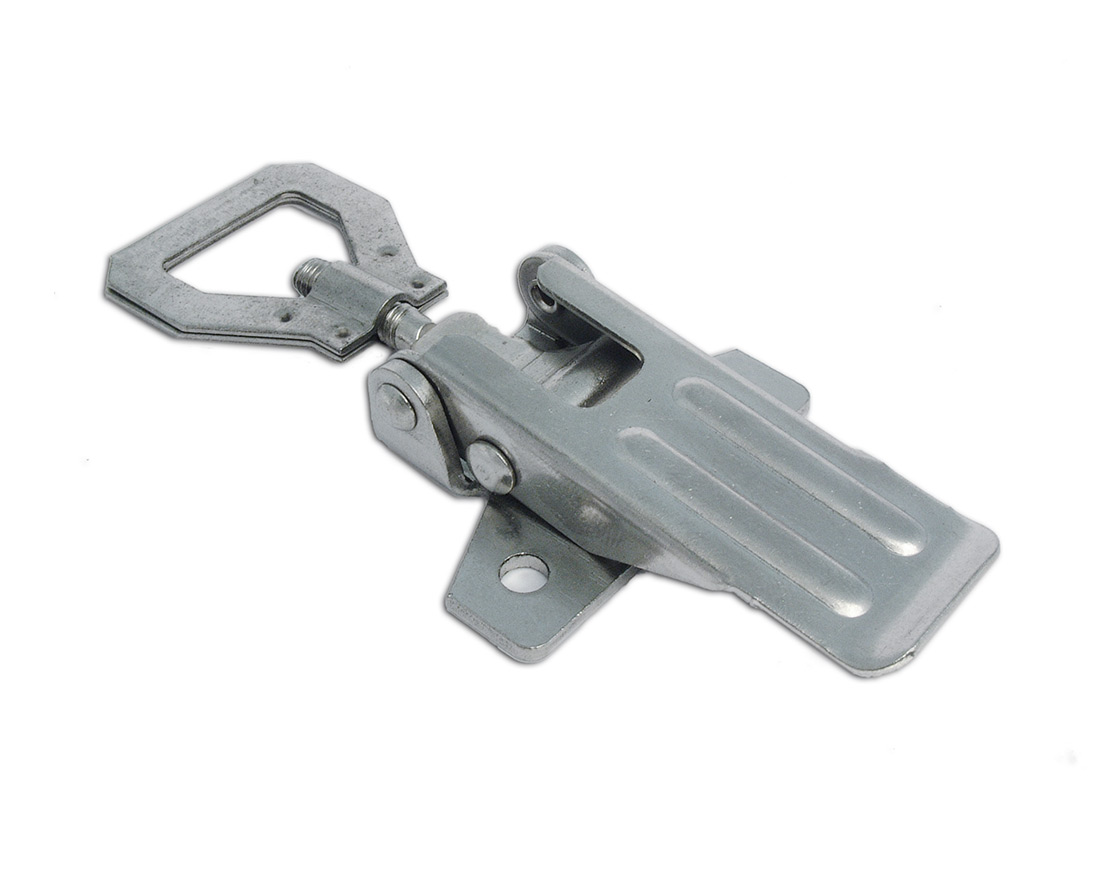 Schnapp Verschluss Edelstahl 52 x 140 - 150, Schließlänge min. 140 - max 150 mm, Gegenstück im Lieferumfang enthalten