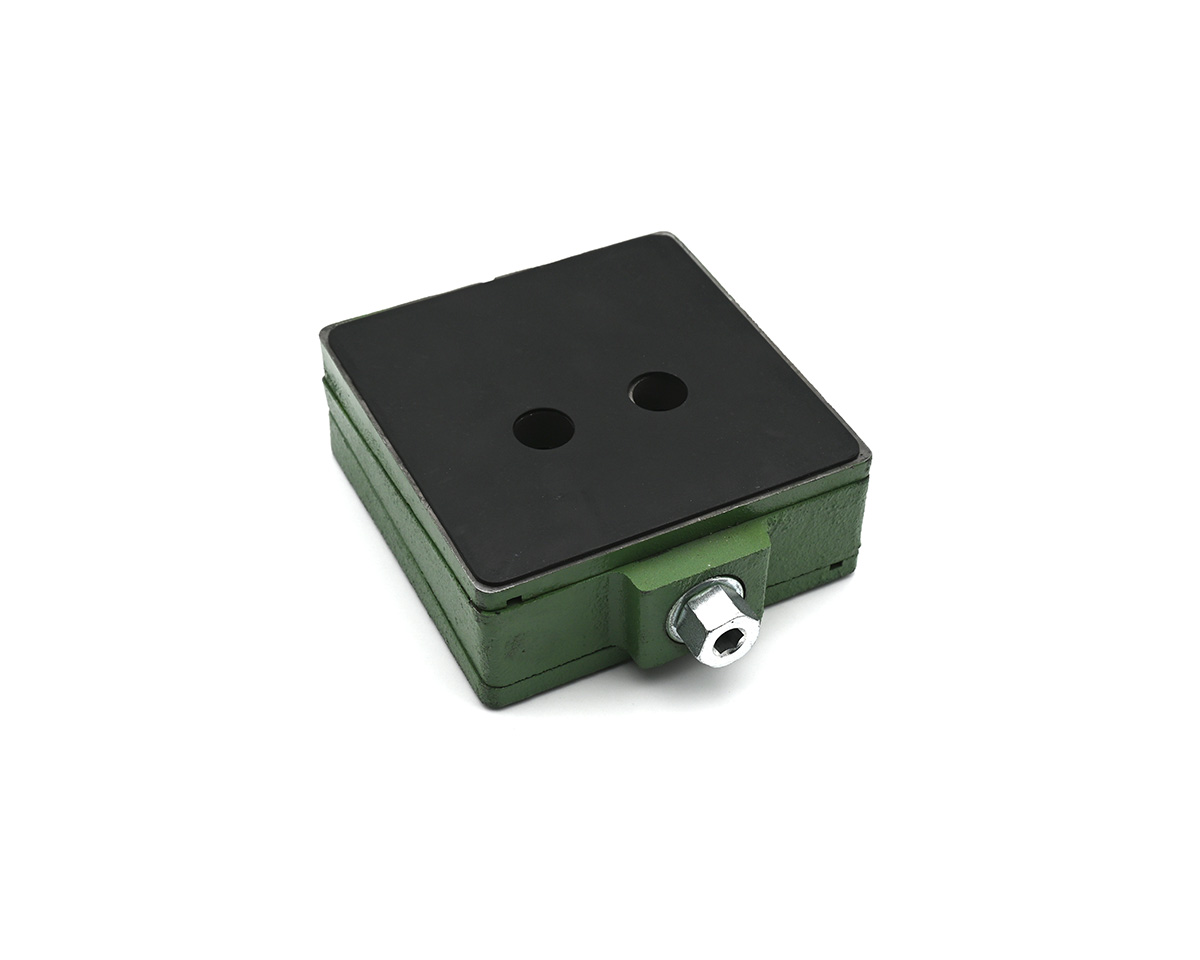 Maschinenschuh aus lackiertem Stahl, L=200x200