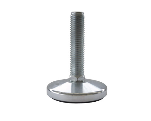 Maschinenfuß / Stellfuß MASSIV Stahl, Ø 100 mm, M20 x 100 mm, NBR