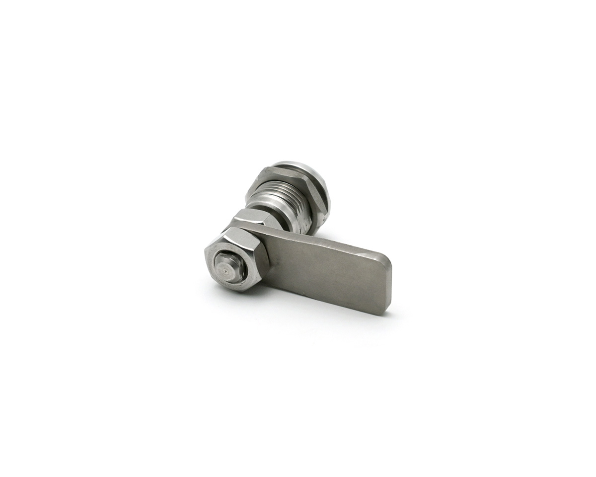 Element 2 von 2 (Bild) – Drehriegel Edelstahl 90° Typ A, Dreieck, Ø 24 mm, H=variabel 23 - 34,5 mm