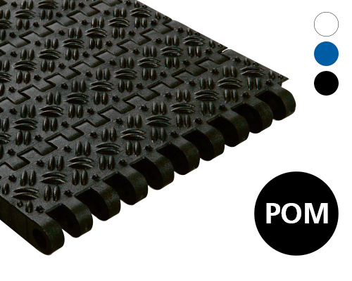 Modulband 50-918, in Schwarz 50 mm Teilung, aus POM