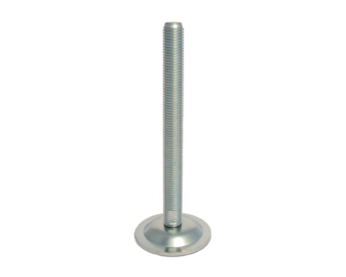 Maschinenfuß / Gelenkfuß BLECHTELLER Stahl, Ø 65 mm, M16 x 150 mm