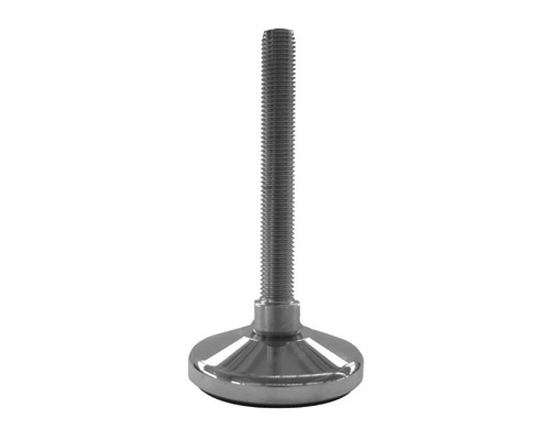 Maschinenfuß / Gelenkfuß MASSIV Edelstahl, Ø 80 mm, M16 x 150 mm