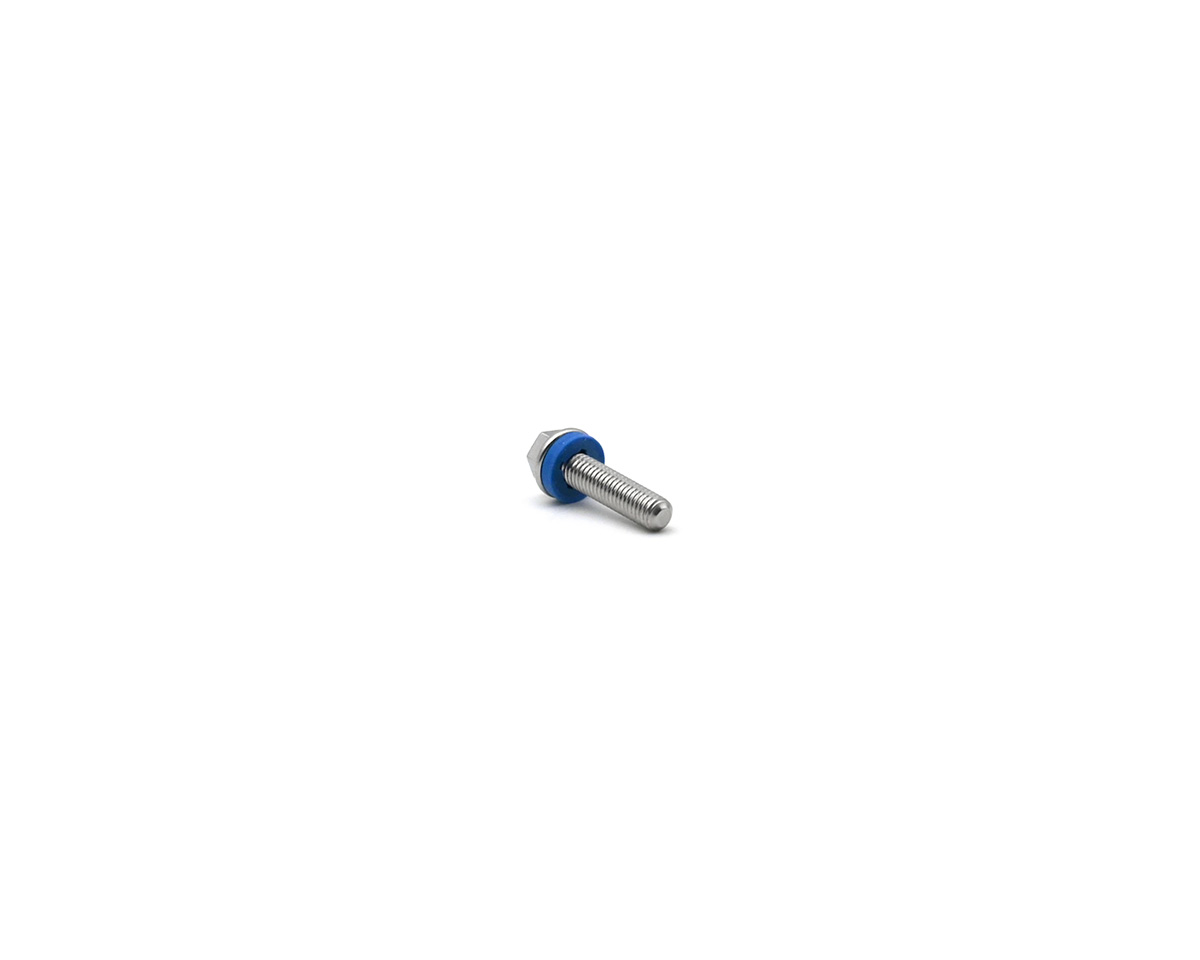 Hygienic low profile screw M4 x 8 mm, 3A certification - Other dimensions on request