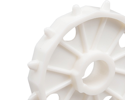 Sprocket series 50-900,  t= 16, Ø 255  mm, square bore 60 x 60 mm, PA Nylon