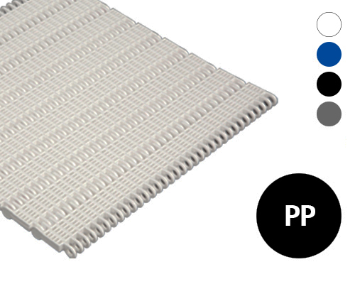 Modulband 25-600 gitter Oberfläche, 20 % flow, p=25  PP, FDA, USDA, FSIS
