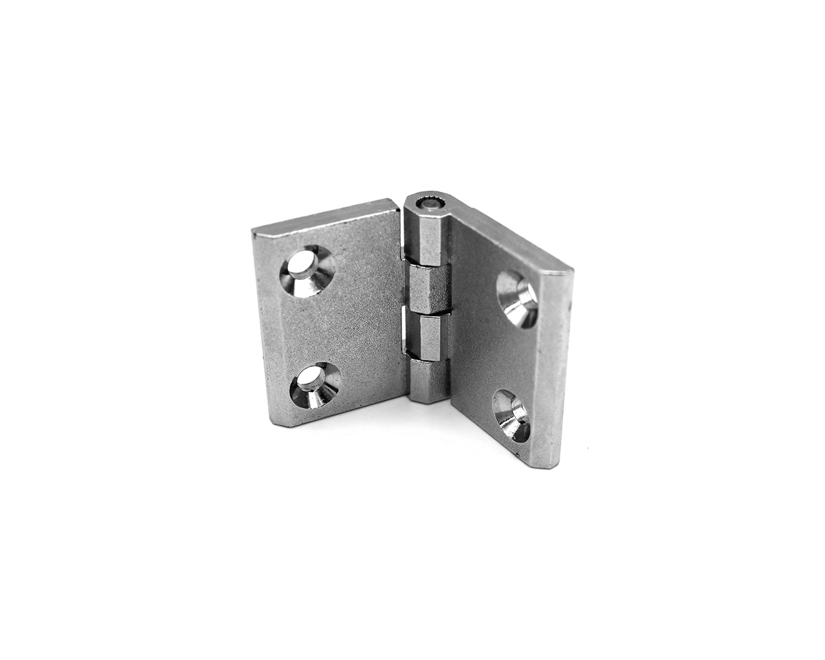 Element 2 of 2 (image) – Hinge stainless steel sandblasted 39 x 39