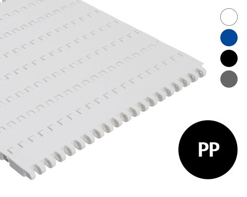 Modulband 25-408 geschlossene Oberfläche, 2 % flow, p=25  PP, FDA, USDA, FSIS
