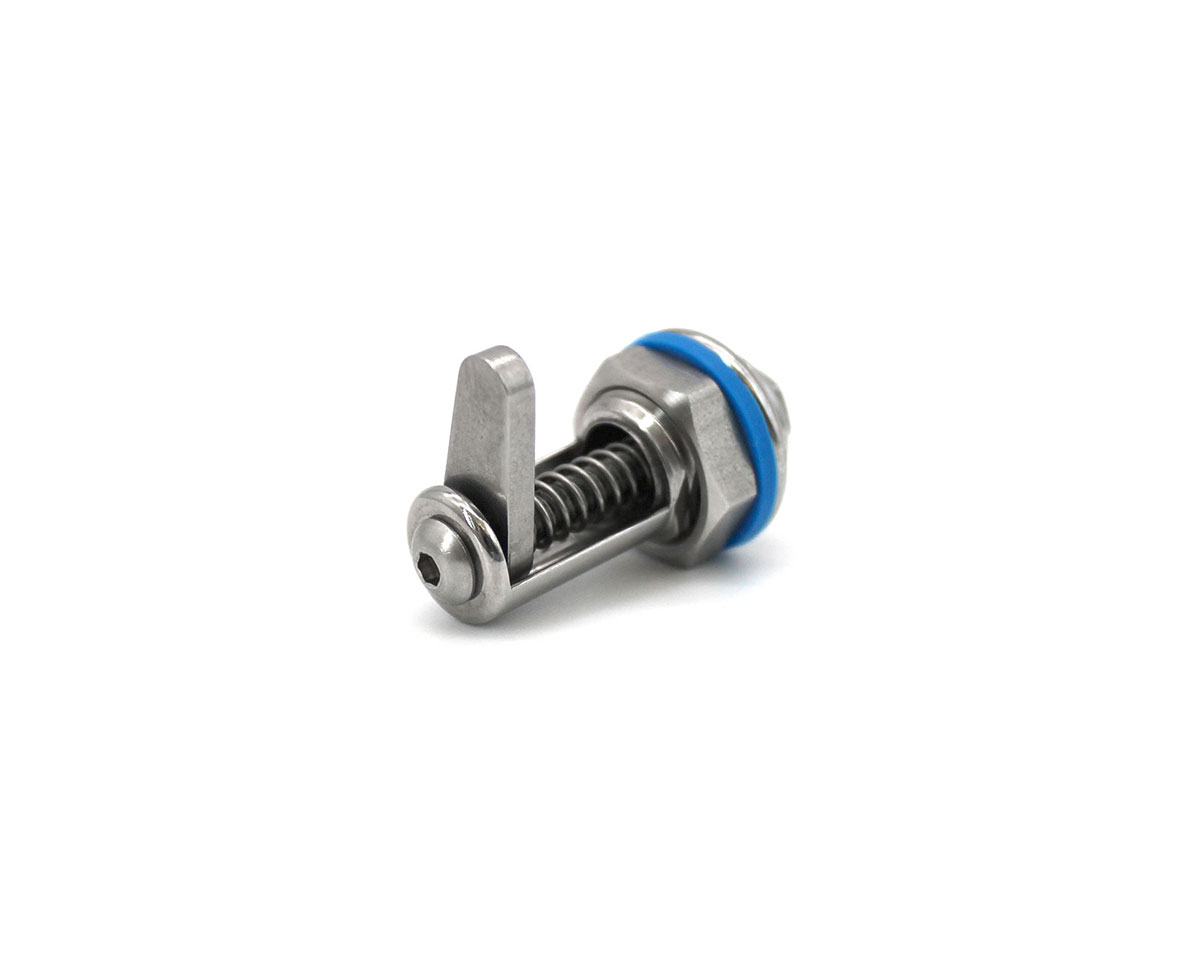 Element 3 von 3 (Bild) – HYGIENIC 3A Drehriegel Edelstahl 90° aktidicht, 3-A, IP67, H = 37 mm