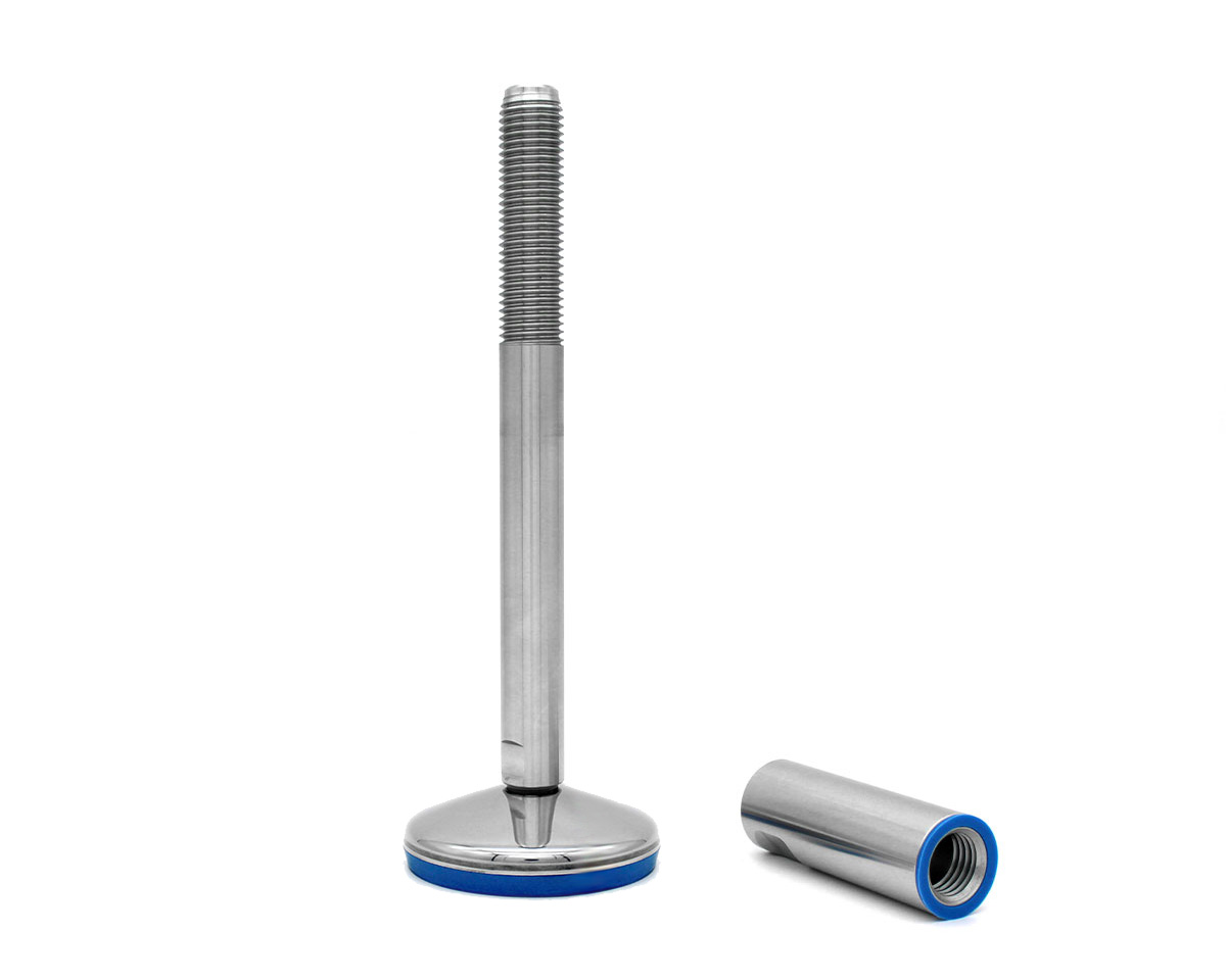 Element 4 of 4 (image) – Levelling foot TEKNOCLEAN, Ø 80 mm Stainless steel, M16 x 125 mm, EPDM