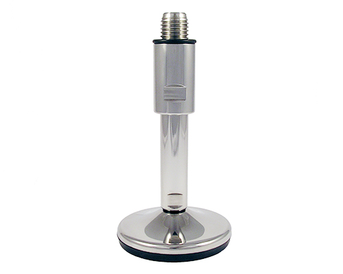Levelling foot TEKNOCLEAN, Ø 60 mm Stainless steel, M16 x 125 mm, NBR