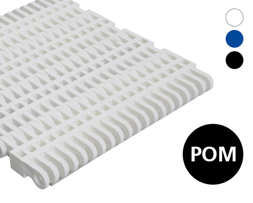 Modulband 50-100 gitterförmige Oberfläche, 27 % flow, p=50  POM, FDA, USDA, FSIS