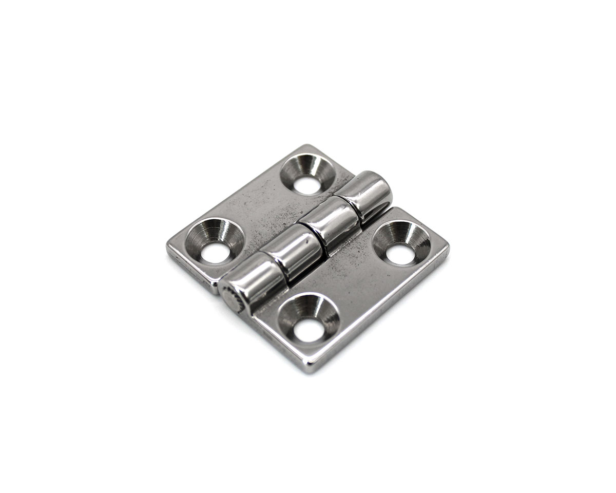 Hinge stainless steel polished 50 x 50 