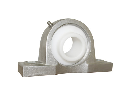 MOVET® Pillow block bearing SP 206, housing inox, PNS POM, Ø 30 mm