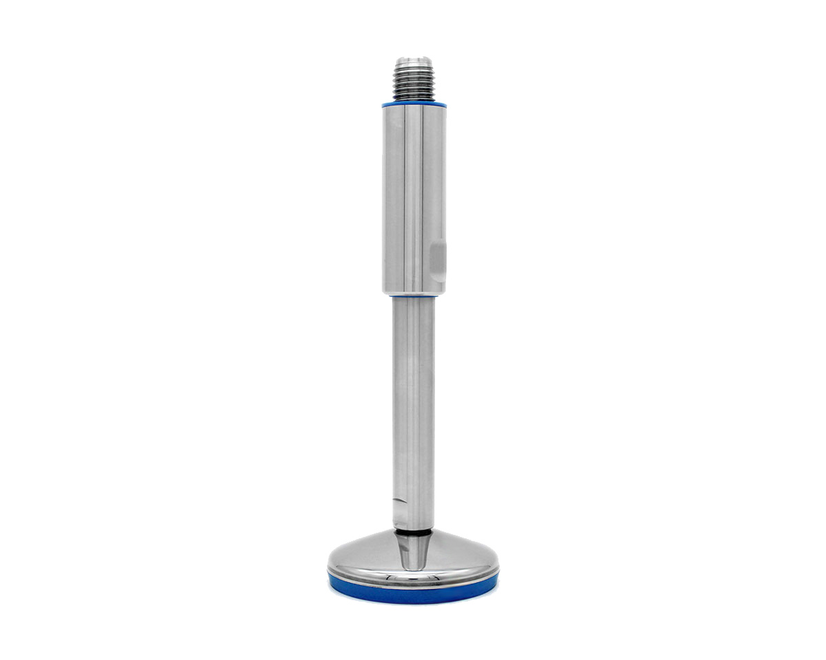 Levelling foot TEKNOCLEAN, Ø 80 mm Stainless steel, M16 x 125 mm, EPDM