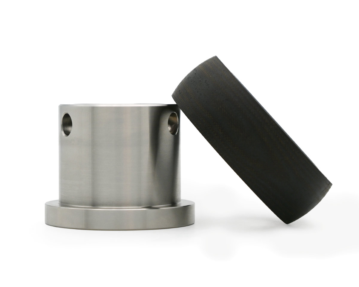 Element 3 von 4 (Bild) – Gleitlagereinsatz Phenol K 522 RSN  Nut, lange VA Lagerbuchse 205 25 mm,
Weitere Größen auf Anfrage