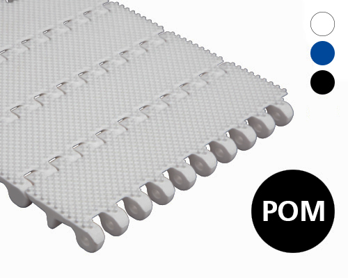 Modular belt 50-838  flat top, small nubs, p=50  POM blue, FDA, USDA, FSIS