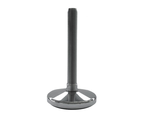 Maschinenfuß / Gelenkfuß MASSIV Edelstahl, Ø 100 mm, M24 x 100 mm