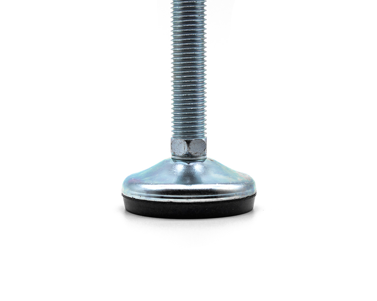 Element 2 of 2 (image) – Levelling foot VULCANIZED galvanized steel, Ø 50 mm, M14 x 100 mm, NBR