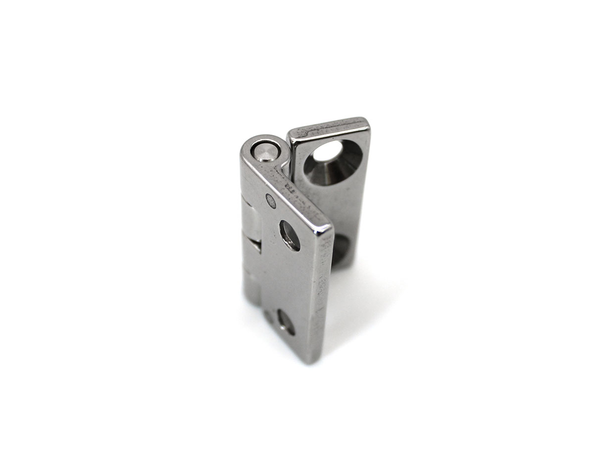 Element 2 of 3 (image) – Hinge stainless steel polished 50 x 50 