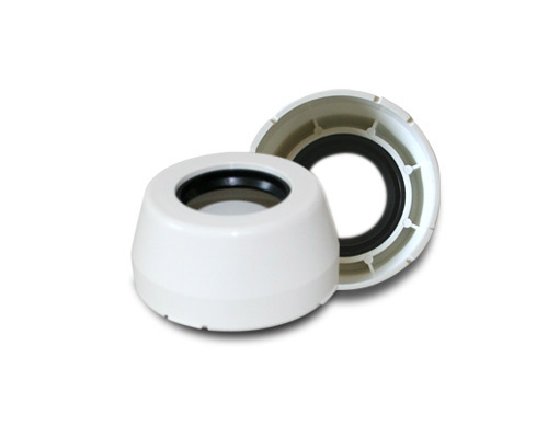 MOVET® cap for thermoplastic units 12mm open white MOVET® cap for thermoplastic units 12mm open white