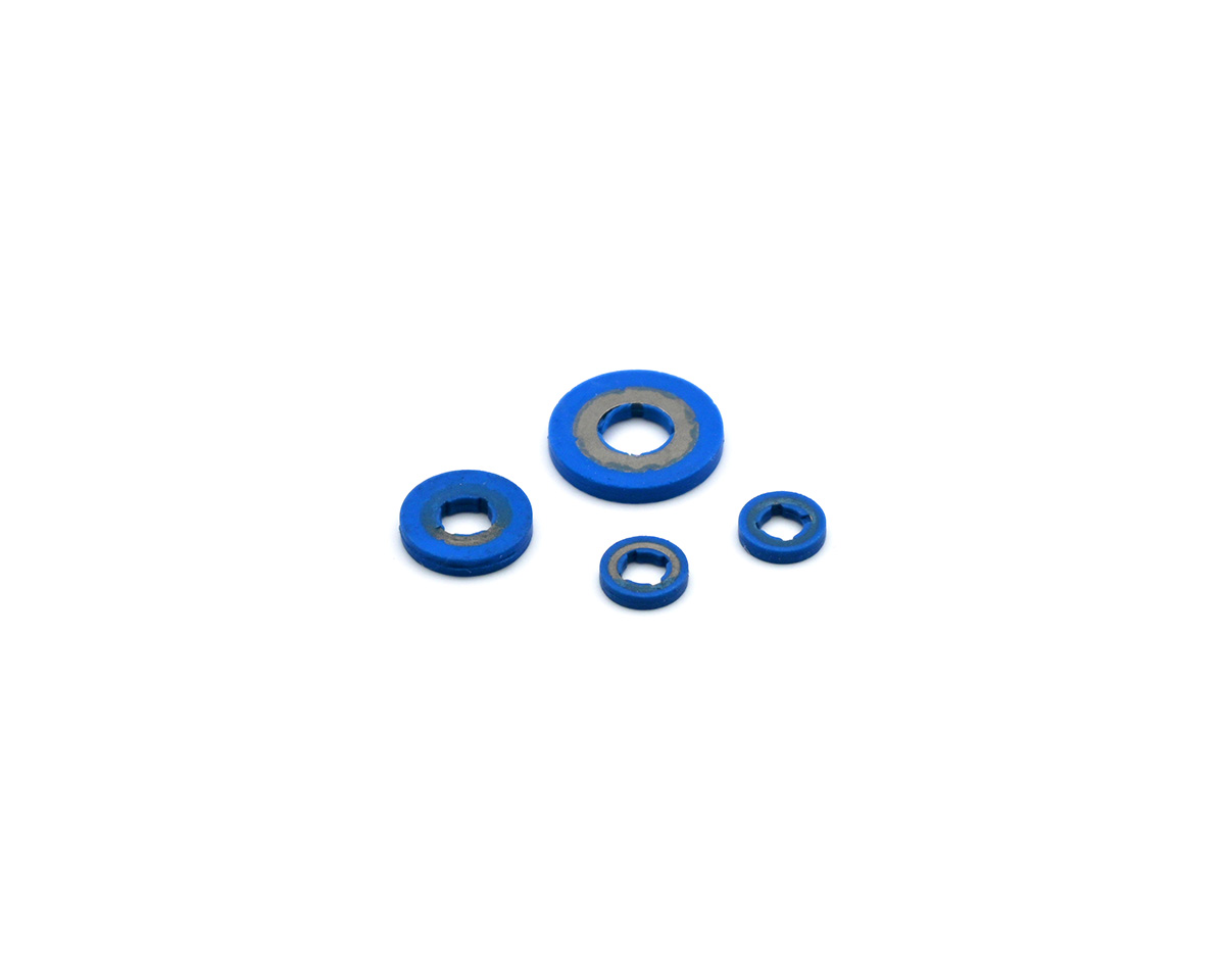 Element 2 von 3 (Bild) – Hygiene Unterleg- und Dichtscheibe EPDM blau, D20/ 8, Höhe 2 mm, VPE = 10 St.