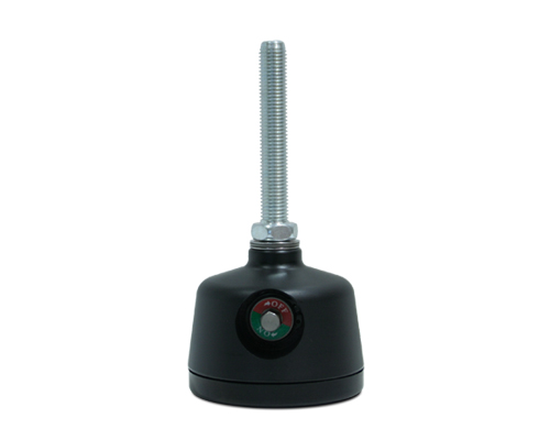 Maschinenfuß / Stellfuß MAGIC mobil, Ø 98 mm, M24 x 125 mm Stahl, NBR