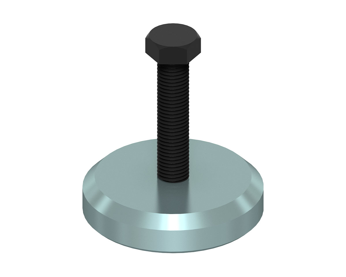 TEKNOFIX, Fußplatte verzinkt Ø 90, l=60mm