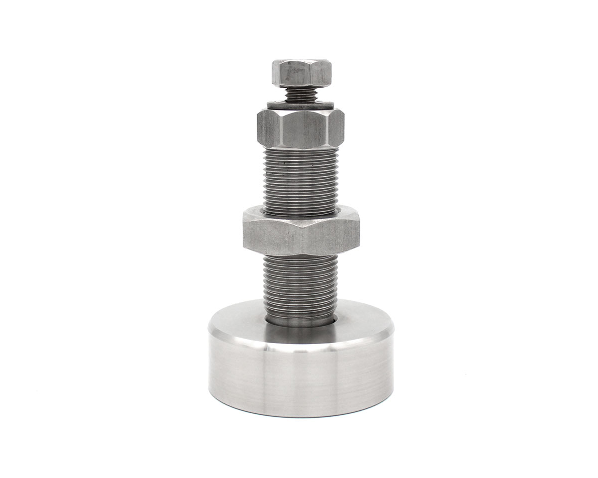 Element 2 von 3 (Bild) – Maschinenfuß / Stellfuß TEKNOFIX, Ø 68 mm Edelstahl, M27x2 x 60 mm, MOQ 50 St