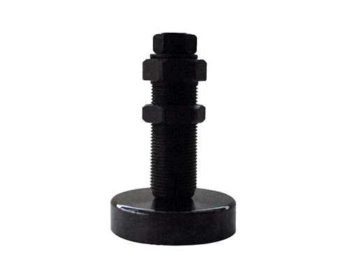 Maschinenfuß / Stellfuß TEKNOFIX, Ø 80 mm Stahl, M30x2 x 75 mm, phosphatiert
