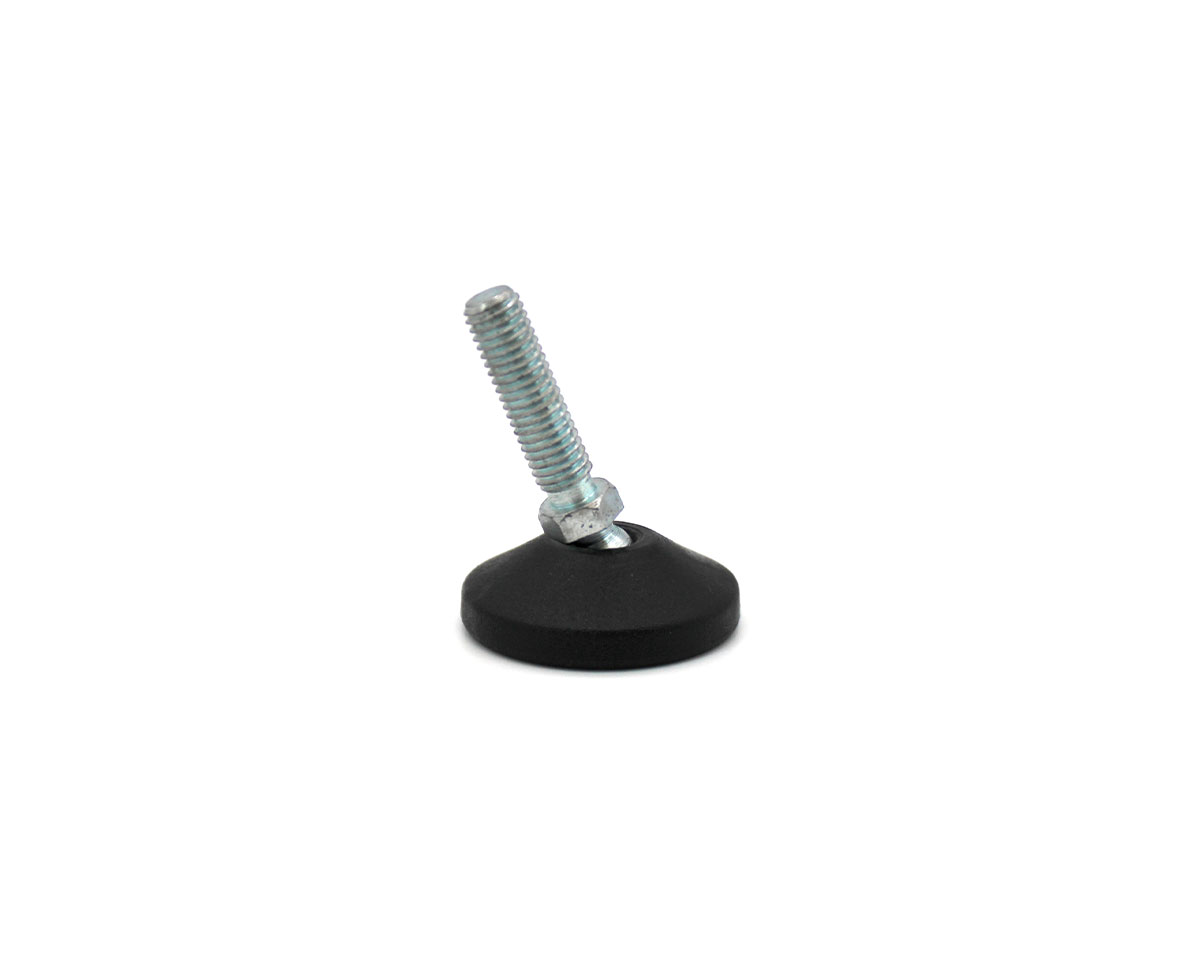 Element 3 von 4 (Bild) – Maschinenfuß / Gelenkfuß MINI, Ø 38 mm, M8 x 30 mm Stahl, VPE 50 St