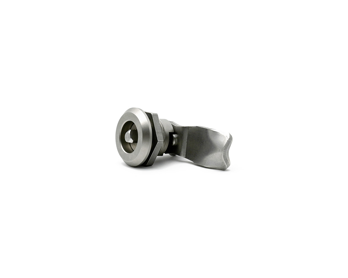 Element 2 von 2 (Bild) – Drehriegel Edelstahl 90° Typ A, Dreieck,  Ø 28 mm, H = 28, IP67