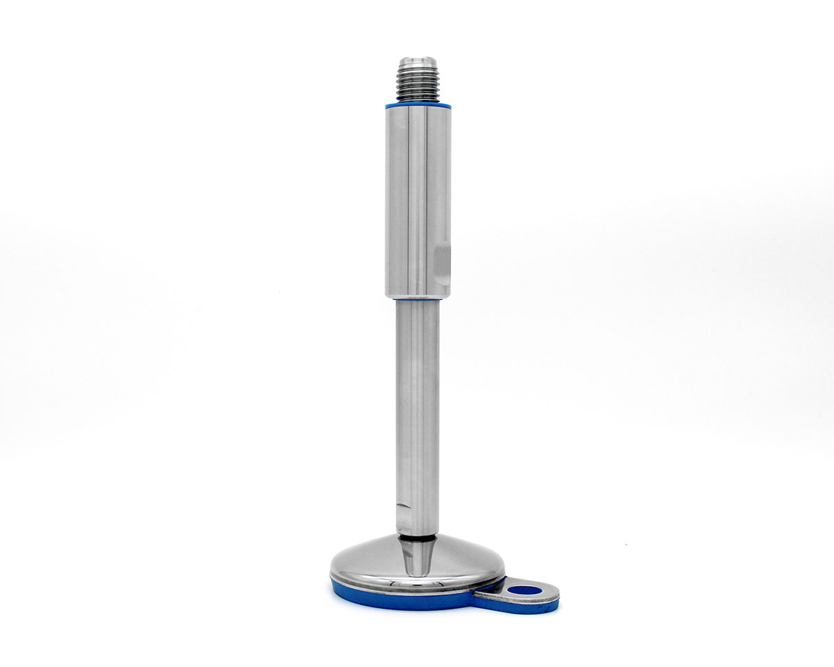 Levelling foot TEKNOCLEAN, Ø 80 mm Stainless steel, M20 x 200 mm, Lug, EPDM Levelling foot TEKNOCLEAN, Ø 80 mm Stainless steel, M20 x 200 mm, Lug, EPDM