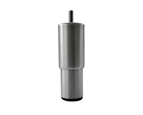 Levelling foot Stainless Steel Support, Ø 56,6/ 64 mm Stainless steel, M10 x 30 mm, PVC