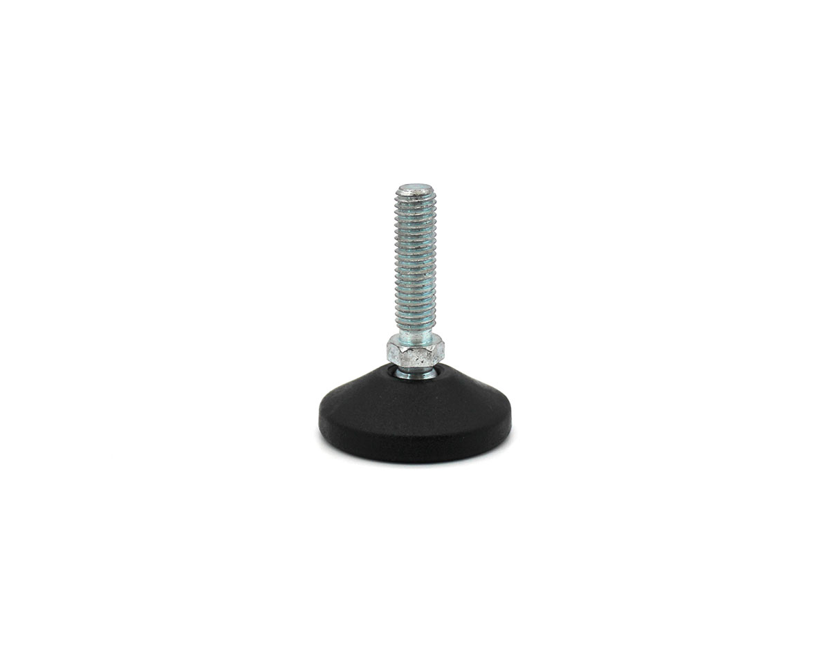 Element 2 von 4 (Bild) – Maschinenfuß / Gelenkfuß MINI, Ø 38 mm, M8 x 30 mm Stahl, VPE 50 St