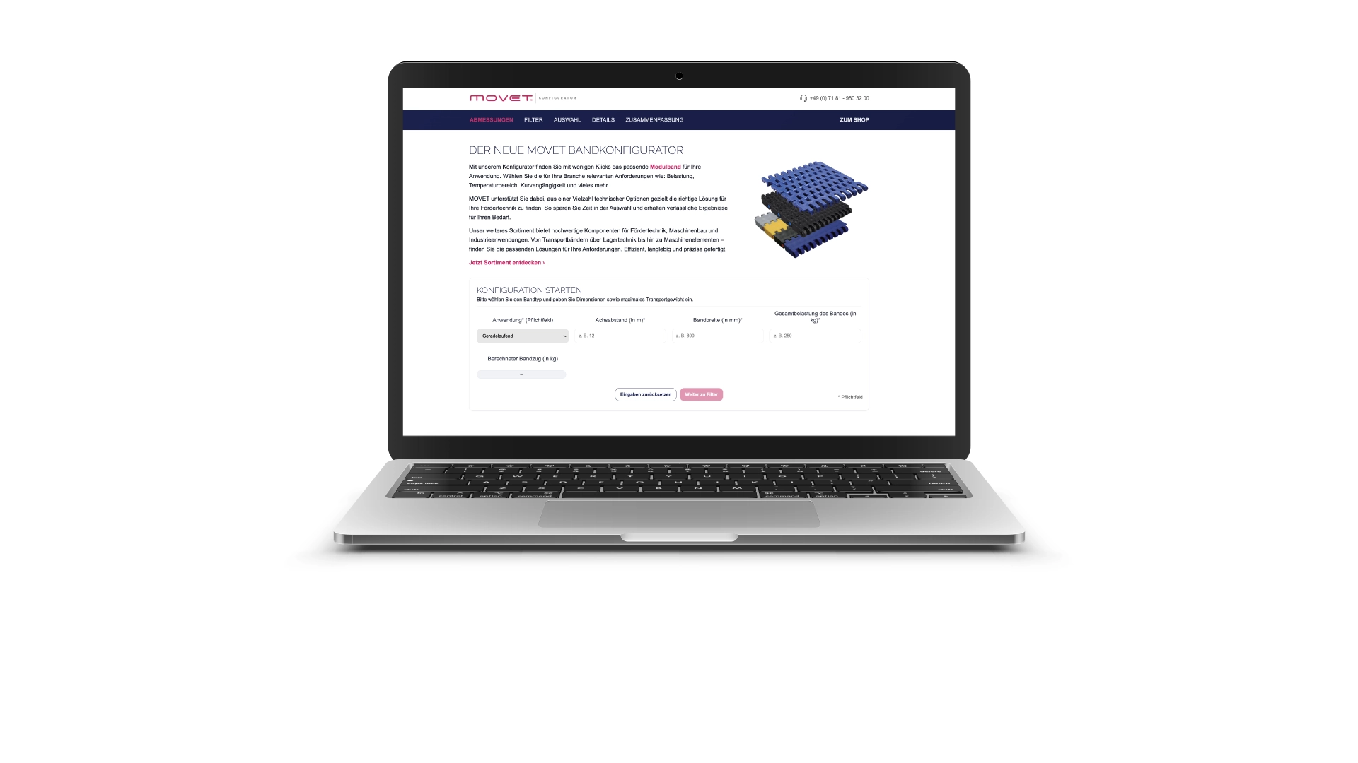 Modular Belt Configurator