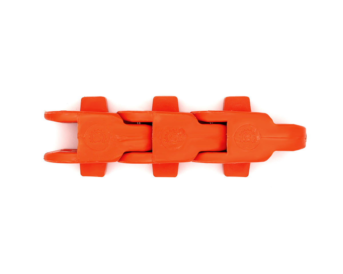 Element 3 von 4 (Bild) – Knochenkette 3000 TAB, POM/Silikon, Orange 