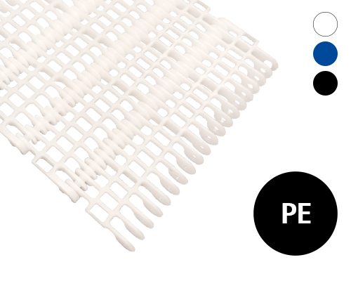 Modulband 50-701 gitterförmige Oberfläche, 63 % flow, p=50  PE, FDA, USDA, FSIS